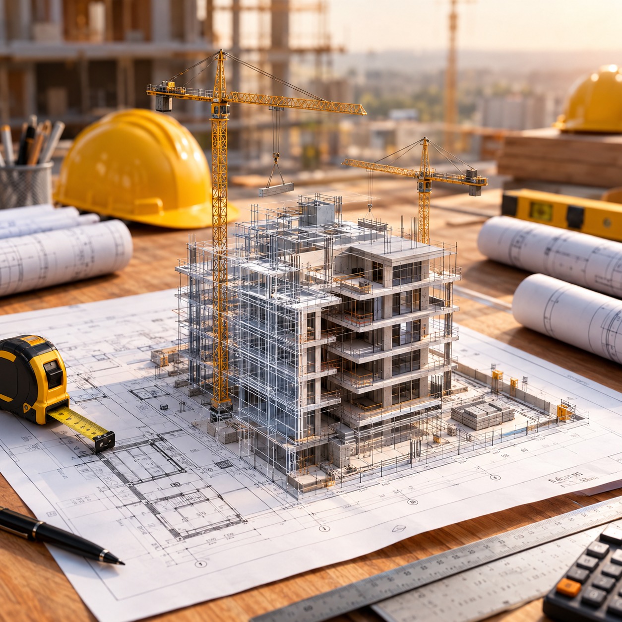 Behl Construction Company at work